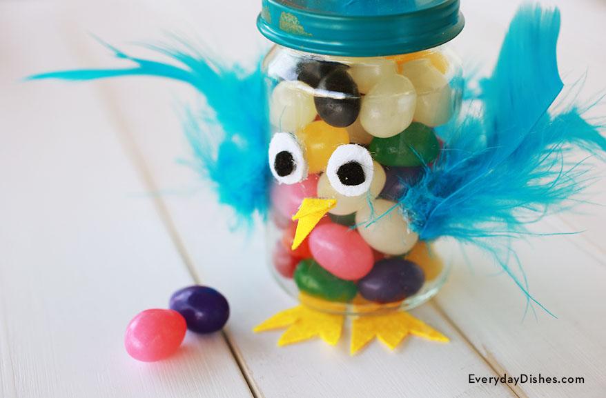 Easter treat jars craft Everyday Dishes & DIY