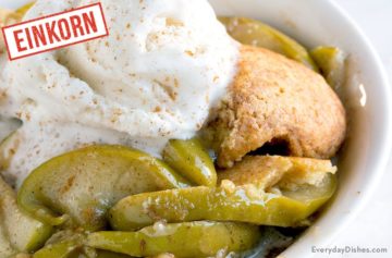 Einkorn snickerdoodle apple crisp recipe