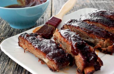 Kansas City-style spareribs