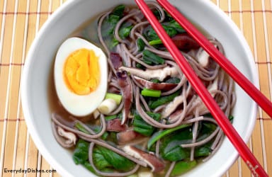 Miso soba noodles recipe