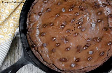 Skillet brownies recipe
