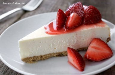 Skinnier cheesecake recipe