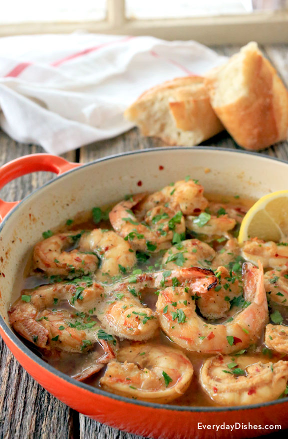 Spicy baked shrimp recipe