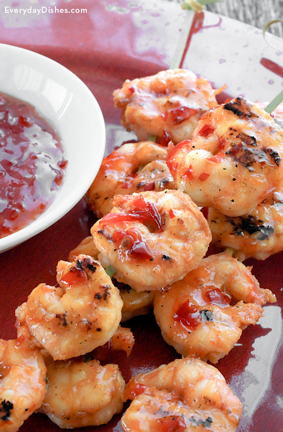 Spicy Thai grilled shrimp recipe