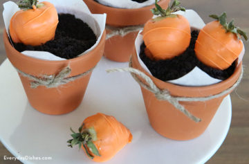 Chocolate-covered carrot strawberries recipe video