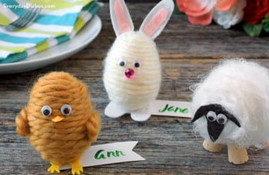 Easter Egg Place Cards