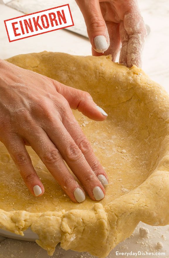 Einkorn double pie crust recipe video