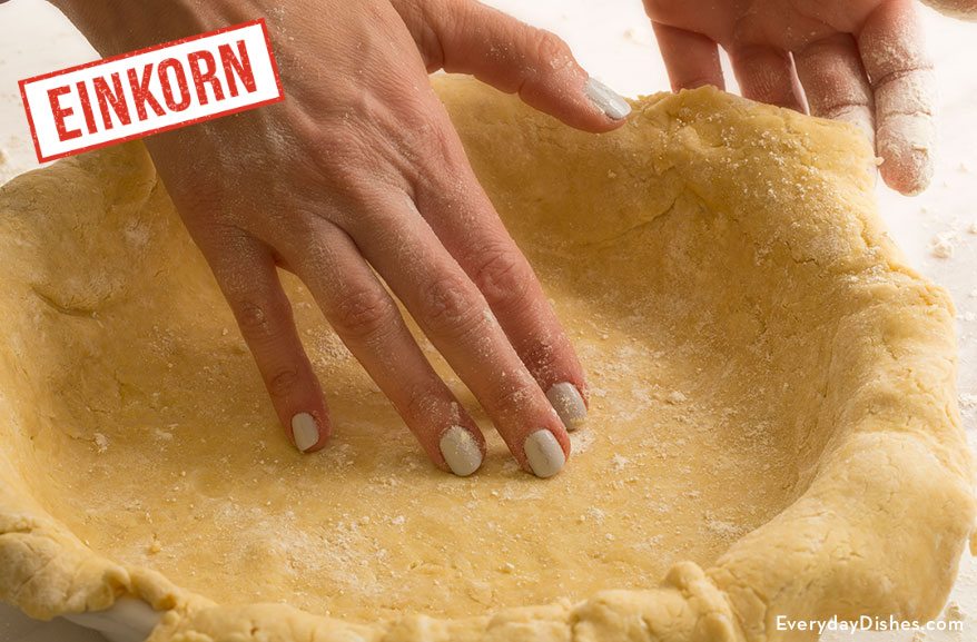 Einkorn Double Pie Crust Recipe Video Made with 4 Ingredients