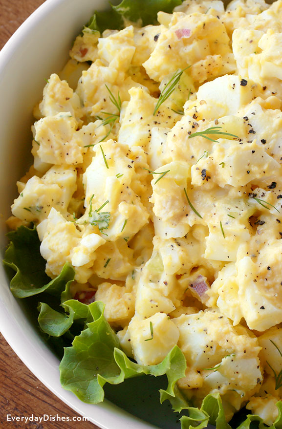 Homestyle egg salad recipe