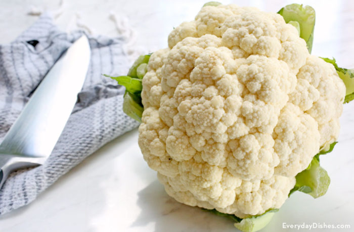 How to cut cauliflower video