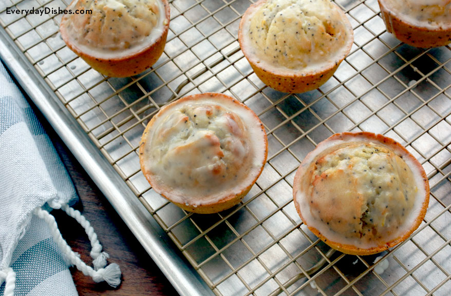 Lemon poppy seed muffins recipe