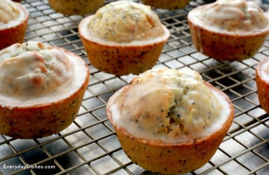 Lemon poppy seed muffins recipe