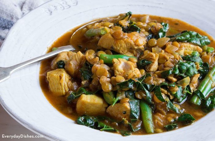 One pan Mediterranean chicken stew recipe