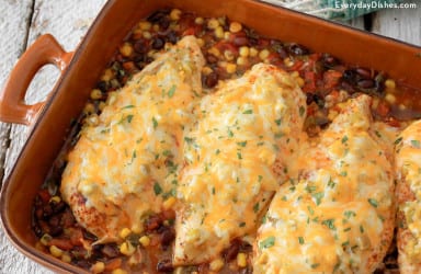 Santa Fe baked chicken recipe