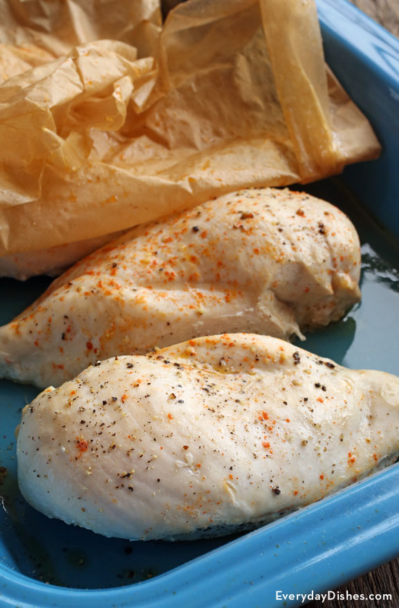 How to poach chicken breasts video