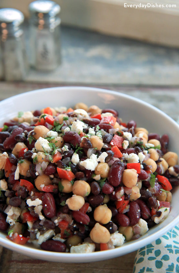 Mixed bean salad recipe