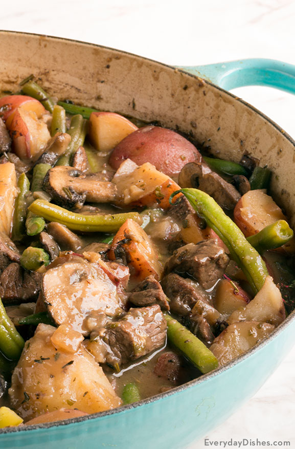 One pan beef vegetable skillet recipe