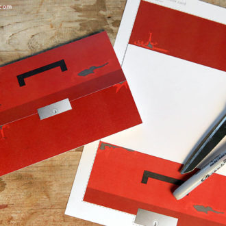 A DIY printable toolbox Father's Day card.