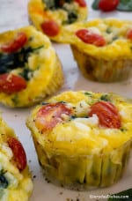 On-the-Go Spinach And Egg Muffins Recipe