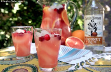 Coconut Rum Shark Puncher Cocktail