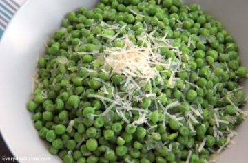 Parmesan Italian peas recipe