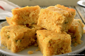 cornbread cinnamon everydaydishes