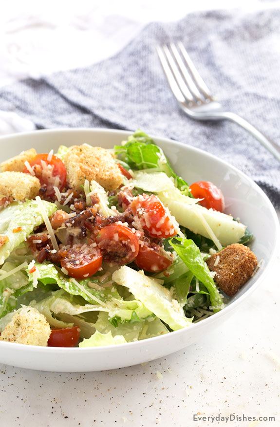 BLT Caesar Salad Recipe Video