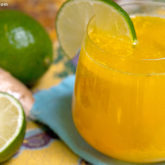 Ginger lime refresher drink recipe