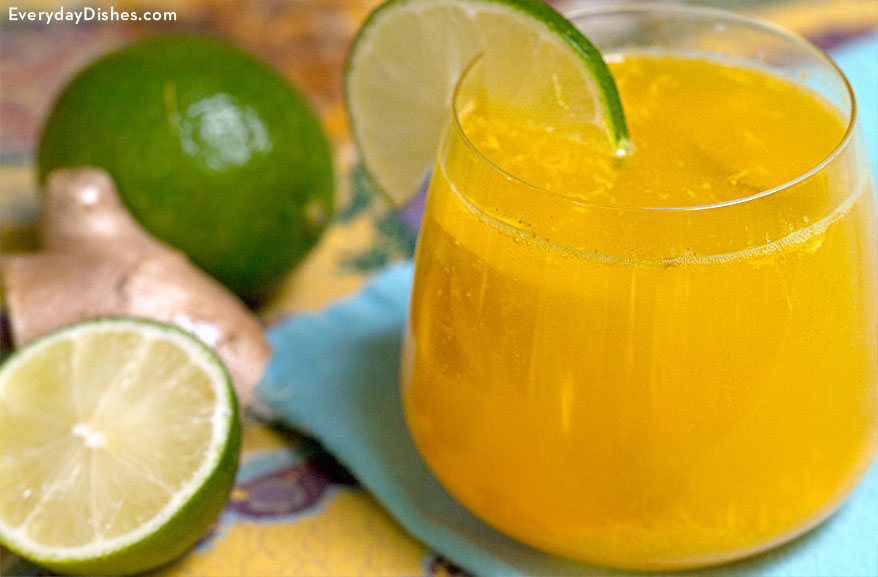 Quick and Easy Ginger Lime Refresher Drink Recipe Video