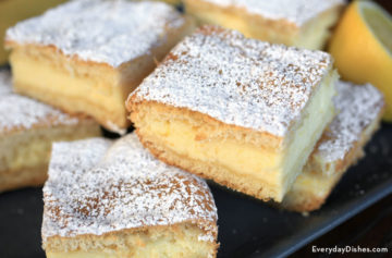 Lemon cream cheese bars recipe
