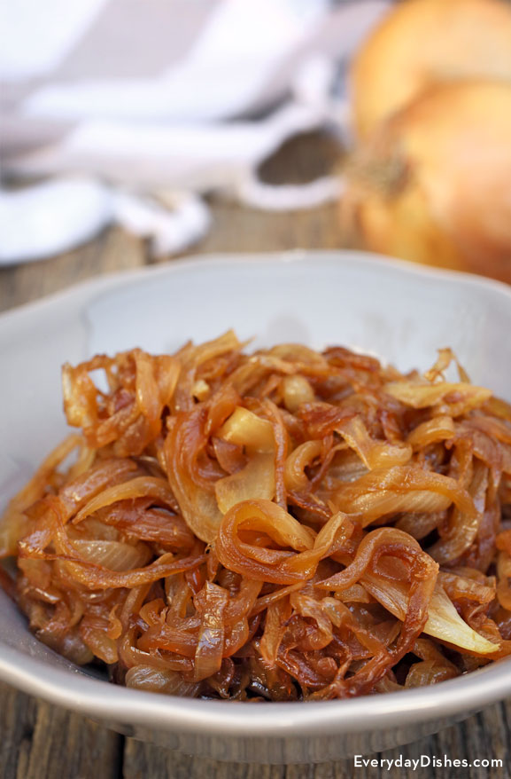 How to make caramelized onions recipe video