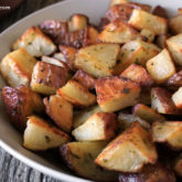 Delicious and crispy roasted redskin potatoes perfect for breakfast or dinner