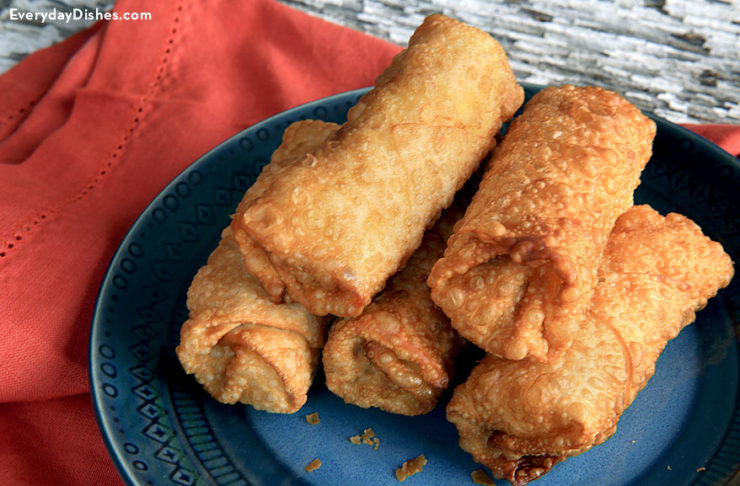 Breakfast Egg Rolls Recipe With Scrambled Eggs And Cheese