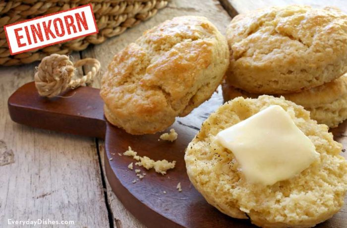 Einkorn buttermilk biscuits recipe video