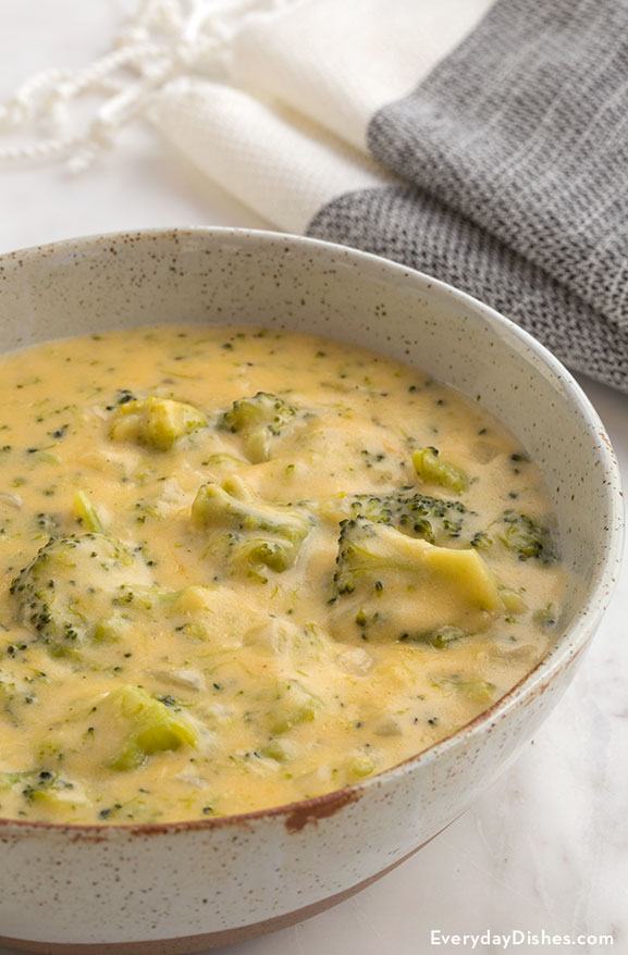 Broccoli cheese soup recipe
