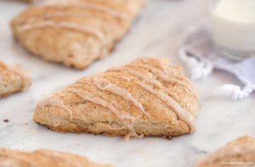 Glazed Cinnamon Scones