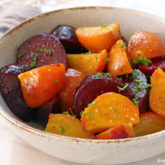 A bowl of perfect roasted beets.