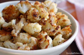 Easy roasted cauliflower recipe video
