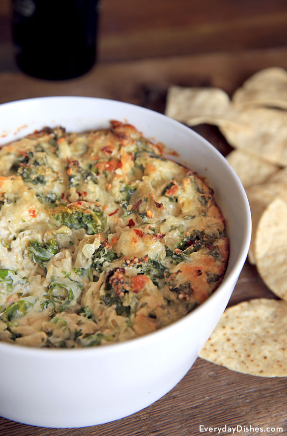 Kale and artichoke dip recipe