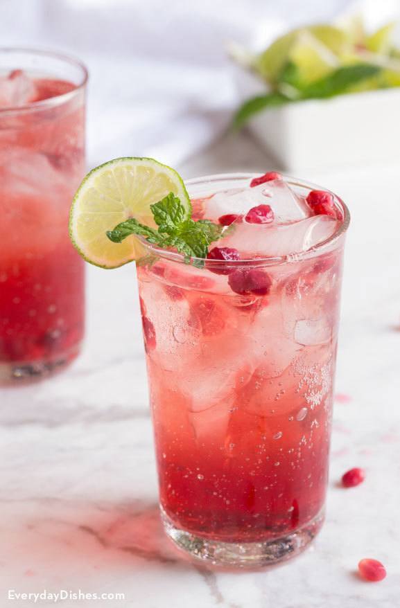 Vodka pomegranate cocktail recipe