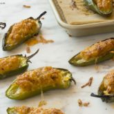 A fresh batch of jalapeno pepper poppers