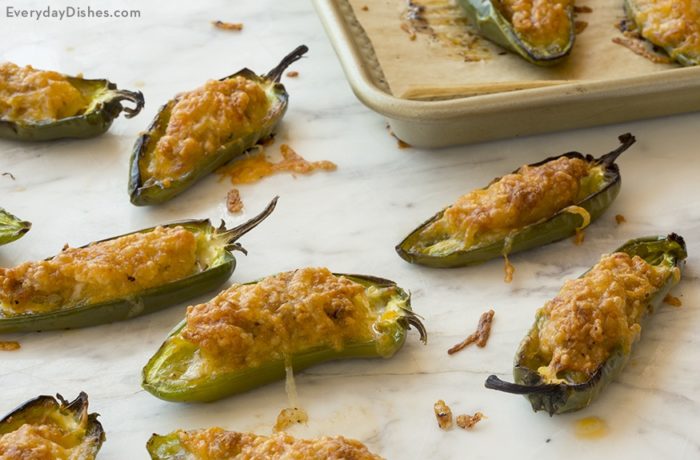 A fresh batch of jalapeno pepper poppers
