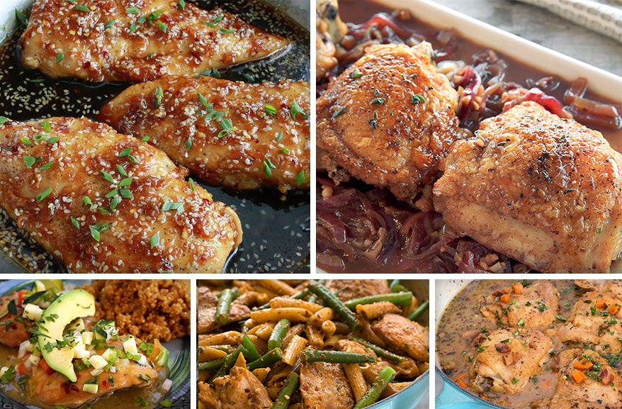 5 One Pan Chicken Meals to Make Tonight