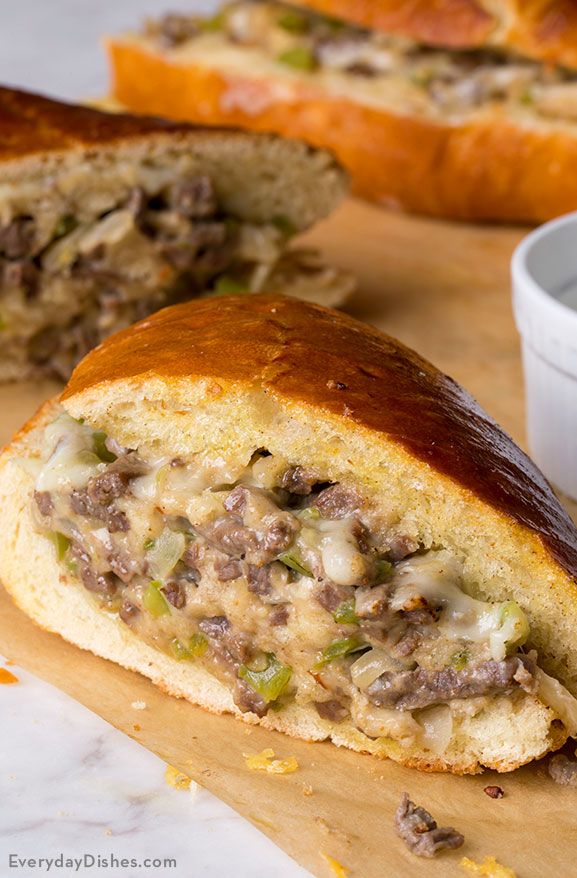 Steak and cheese stuffed French bread recipe