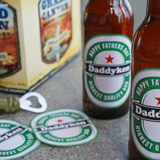 Printable beer labels for Father's Day