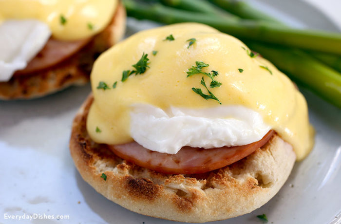 20-minute eggs Benedict recipe