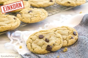 Einkorn Chocolate Chip Brown Butter Cookies