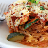 Vegetarian spaghetti squash casserole recipe