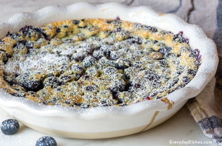 Blueberry Custard Recipe for Breakfast or Dessert