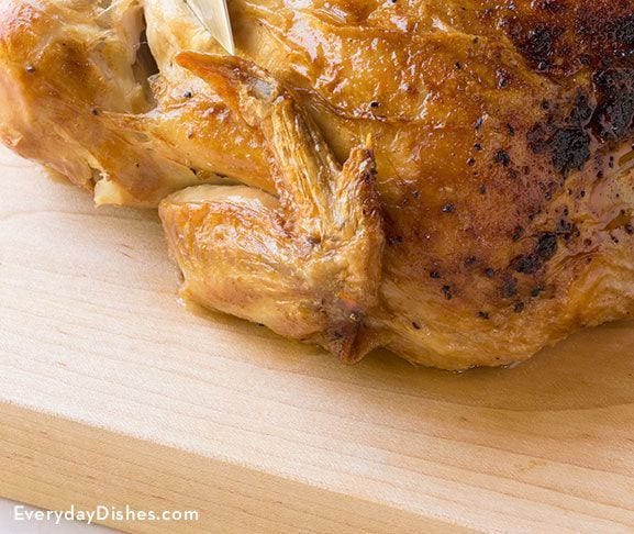How to cut a roasted chicken video tutorial